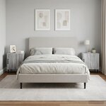 vidaXL Cabinet de chevet 2 Pièces Sonoma gris 43 x 34 5 x 50 cm
