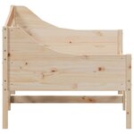 vidaXL Lit de jour sans matelas 90x190 cm bois de pin massif