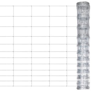 vidaXL Clôture de jardin Acier galvanisé 50 m 150 cm Argenté