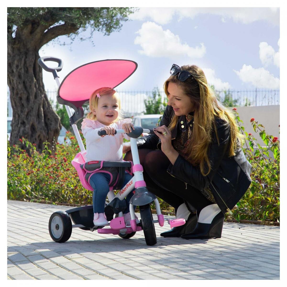Fisher price trike pink online
