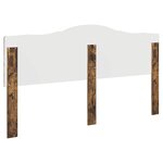 vidaXL Tête de lit Chêne fumé 140 cm Bois d'ingénierie