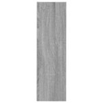 vidaXL Meuble TV mural Gris Sonoma 30 x 31 x 100 cm Bois d'ingénierie