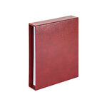 Album numismatique Karat Classic avec 10 feuilles pour monnaies de collection. Couleur - Bordeaux