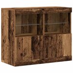 vidaXL Buffet Marron 81 x 37 x 67 cm Bois d'ingénierie