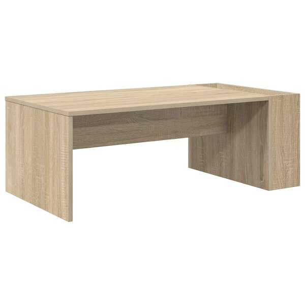 vidaXL Table basse Chêne Sonoma 95 x 50 x 34 cm Bois d'ingénierie