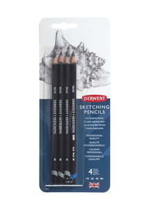Crayons Graphite Derwent Sketching esquisse x4