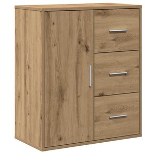 vidaXL Buffet Chêne artisanal 60 x 31 x 70 cm Bois d'ingénierie