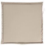 vidaXL Coussins de siège de jardin lot de 4 taupe 45x45x2 cm carré