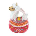 JEMINI Peluche Lama Dans Sac Pour Enfant - 24 cm