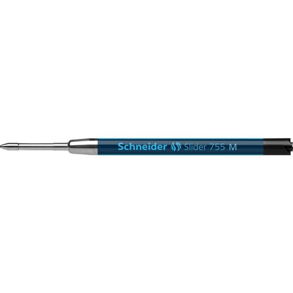Recharge slider 755 pointe moyenne noir schneider