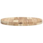 vidaXL Dessus de table rond Ø50x4 cm bois massif d'acacia