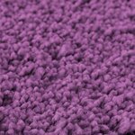 vidaXL Ensemble de tapis de bain antidérapants 2 Pièces Violet PP