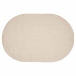 vidaXL Tapis ZIZUR Crème PP
