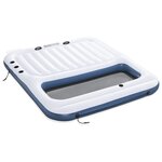 Bestway Île flottante Hydro-Force 2 Pièces Blanc et bleu PVC