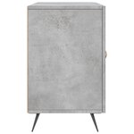 vidaXL Buffet gris béton 100x36x60 cm bois d'ingénierie