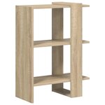 vidaXL Étagère Chêne Sonoma 52 x 25 x 71 5 cm Bois d'ingénierie