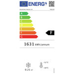 Vitrine à glaces - 4 bacs - bartscher - r290 - acier inoxydable26 805x665x350mm