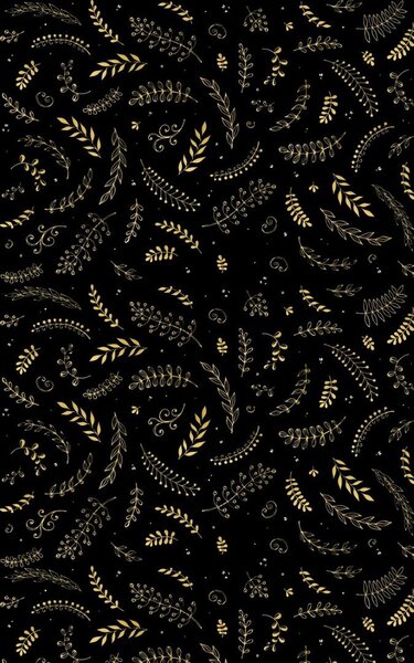 Tapis d'intérieur Noël 50 x 80 cm - Noir