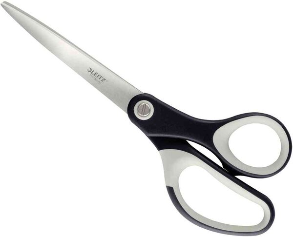 Blister d'une paire de ciseaux ergonomique 205 mm Noir LEITZ