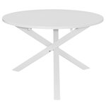 vidaXL Mobilier de salle à manger 5 Pièces MDF Blanc