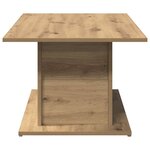 vidaXL Table basse chêne artisanal 102x55 5x40 cm bois d'ingénierie
