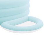 INTEX Flotteur Lounge de Piscine avec Auvent Bleu Clair et Blanc
