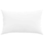 vidaXL Coussins de canapé 2 Pièces Blanc 50 x 30 cm tissu