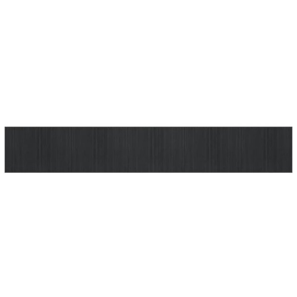vidaXL Tapis rectangulaire gris 80x1000 cm bambou