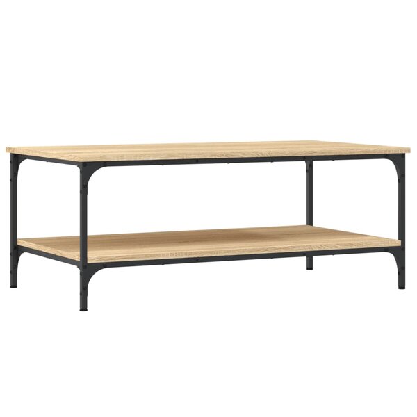 vidaXL Table basse chêne sonoma 100x55x40 cm bois d'ingénierie