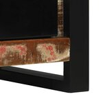 vidaXL Cabinet de Salle de Bain Marron Bois massif de récupération