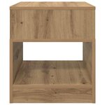 vidaXL Table d'appoint 2 Pièces Chêne artisanal 40 5 x 40 x 45 cm