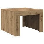vidaXL Table basse chêne artisanal Bois d'ingénierie
