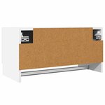 vidaXL Garde-robe blanc 70x32 5x35 cm bois d'ingénierie