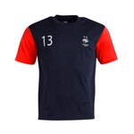 WEEPLAY T-shirt Football FFF Kante - Maillot Adulte 100% coton jersey