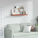 vidaXL Étagère Murale Rouge 90 x 23 5 x 4 cm Bois d'ingénierie