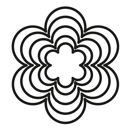 5 matrices de découpe universelles - fleur