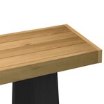 vidaXL Table console NOAIN pieds en forme de A 120x30x75 cm massif pin