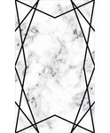 Tapis de salon croisé 80 x 150 cm - Noir