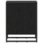 vidaXL Table de chevet 2 Pièces Chêne noir 39 5 x 30 x 50 cm