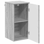 vidaXL Cabinet de salle de bain Gris Sonoma 30 x 31 5 x 61 cm