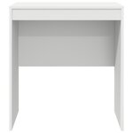 vidaXL Bureau d'écriture Blanc Bois d'ingénierie 70 x 50 x 76 cm