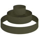 vidaXL Cache-pot de jardin Vert olive 120 x 120 x 20 cm Acier