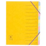 Trieur 12 onglets CL 7/10ème Dos extensible à élastiques Coloris Aléatoire COUTAL