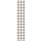 Bolduc lisse 250mx10mm vichy taupe clairefontaine