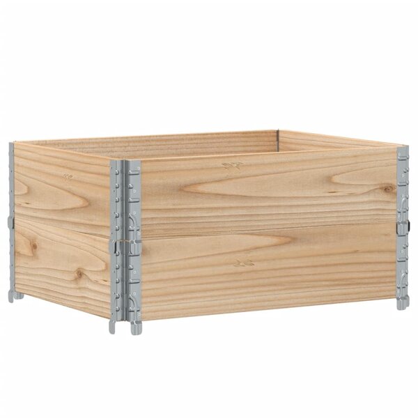 vidaXL Jardinière 80x60 cm bois de pin massif