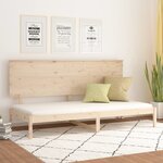vidaXL Lit de jour sans matelas 90x200 cm bois de pin massif