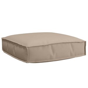 vidaXL Coussin pour assise de palette Taupe 60 x 60 x 12 cm