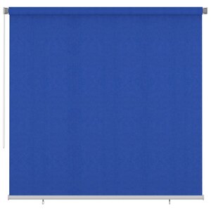 vidaXL Store roulant d'extérieur 240x230 cm Bleu PEHD