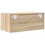 vidaXL Meubles TV 2 Pièces chêne sonoma 60x31x25 5 cm bois d'ingénierie