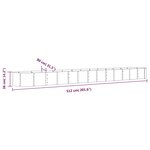 vidaXL Lit surélevé de jardin Acier enduit de poudre Anthracite